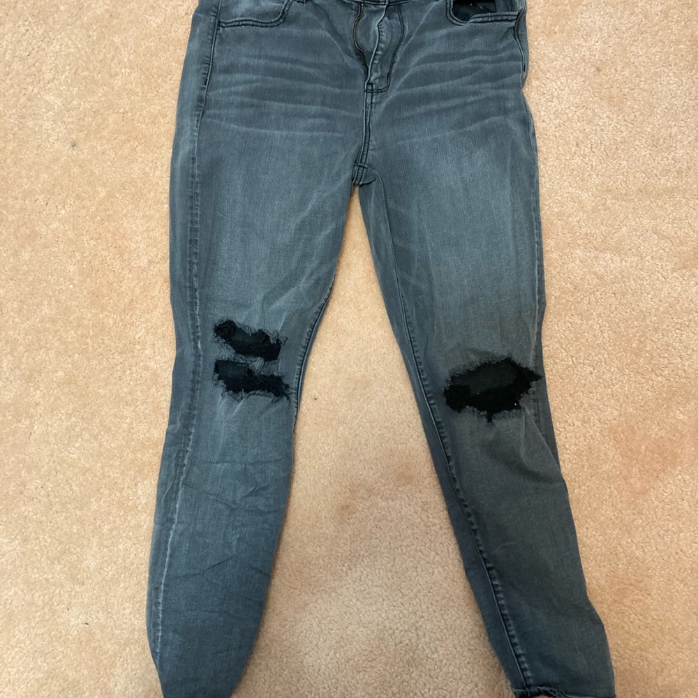 American eagle gray jeans